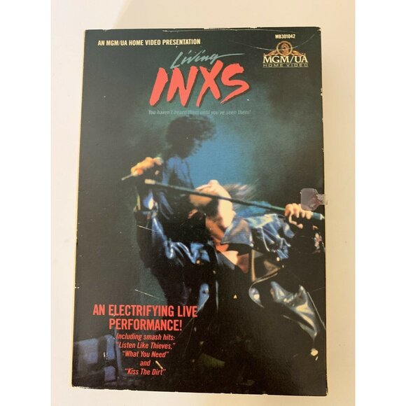Inxs Living Inxs Live Performance Beta Betamax Video Tape Not Vhs Rare - Picture 2 of 9